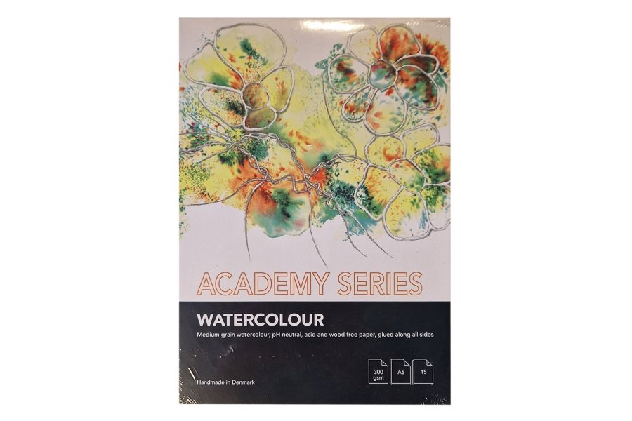 Academy Akvarelblok A5 300 gr. 15 sider